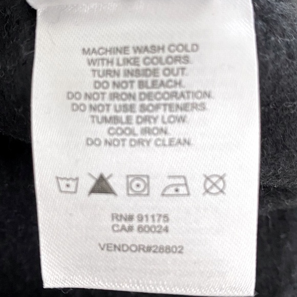 FILA 1/4 Zip Pullover Sweatshirt Hoodie Light Blue White Black - Picture 5 of 5